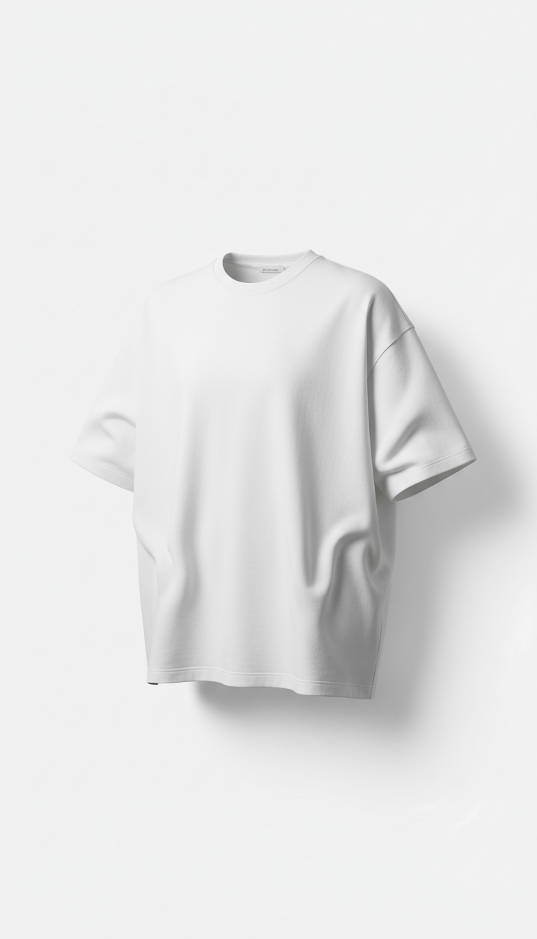 Cloud white heavyweight t-shirt boxy fit
