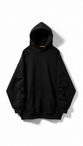 Oversized onyx hoodie heavyweight cotton